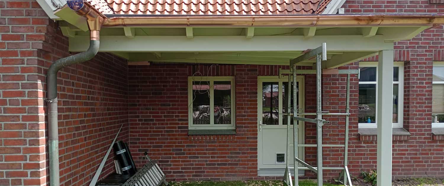 Neubau Terrassendach