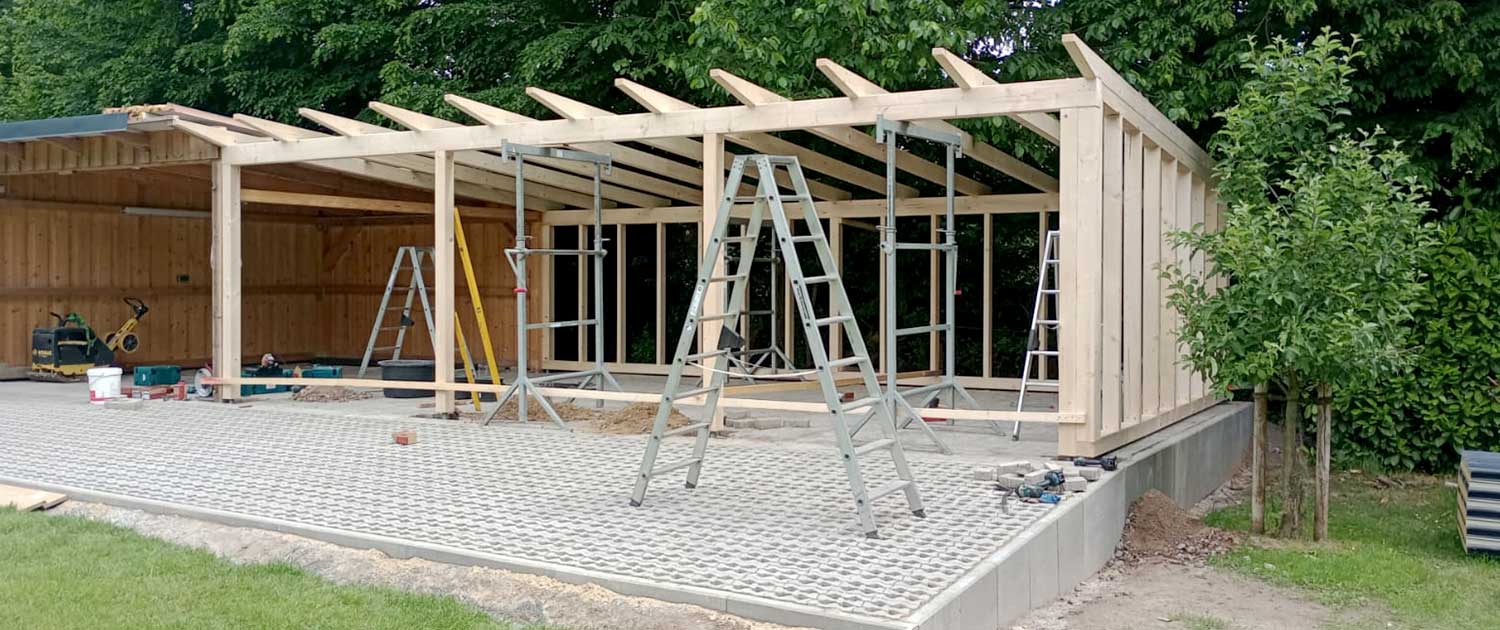 Carporterweiterung - Holzbau Eichmann