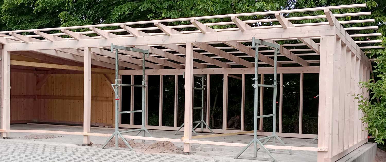 Carporterweiterung - Holzbau Eichmann