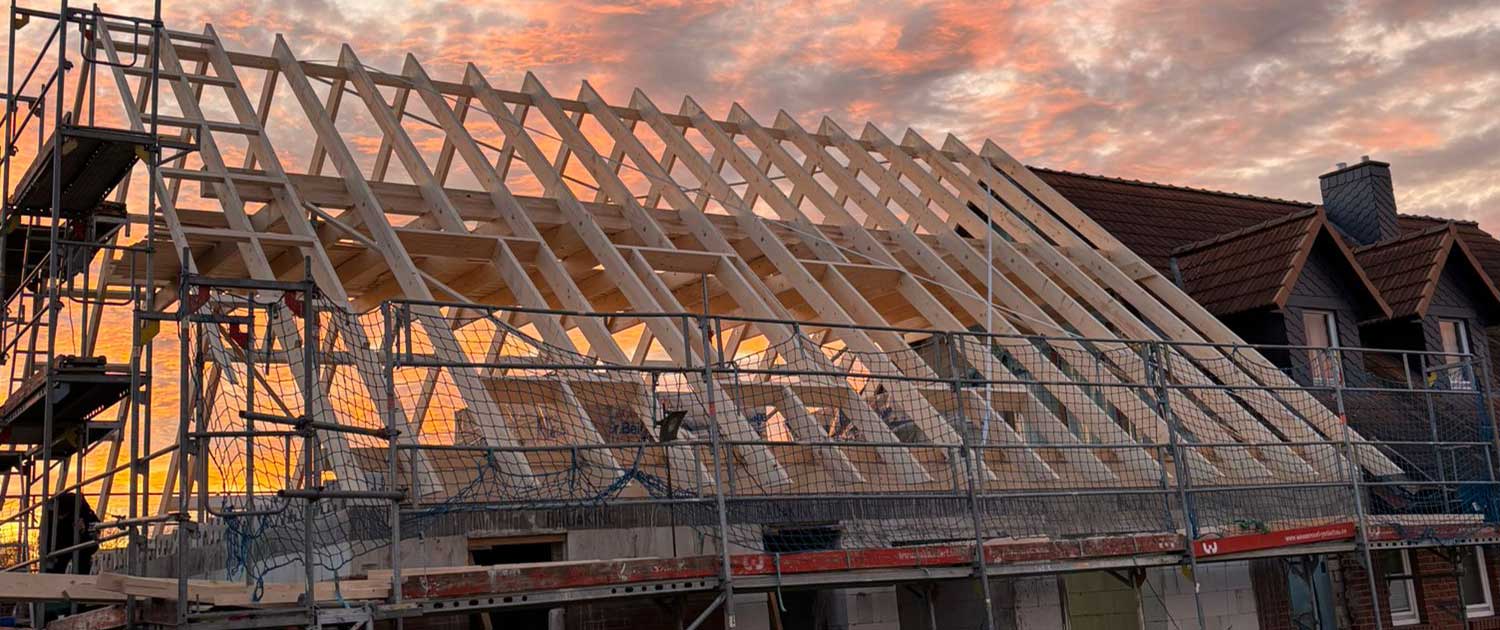 Erweiterung Dachstuhl - Holzbau Eichmann