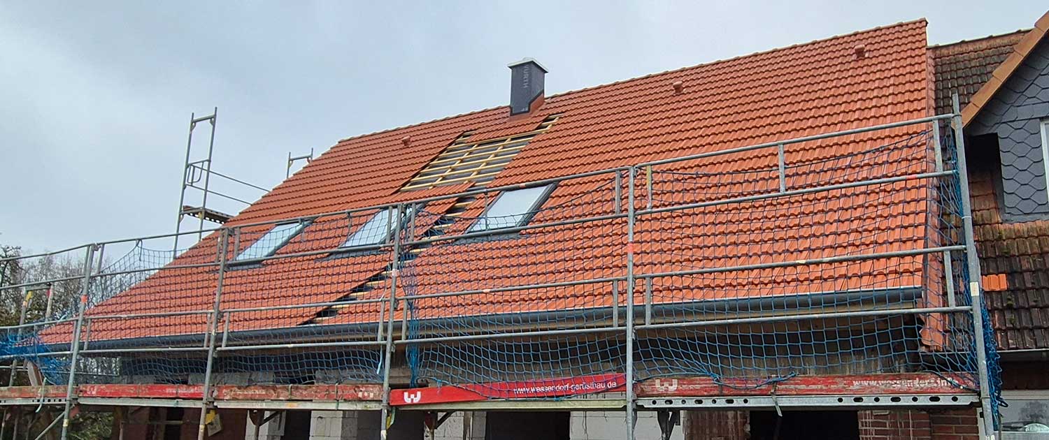 Erweiterung Dachstuhl - Holzbau Eichmann