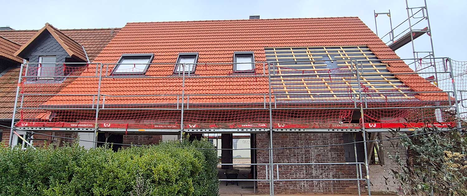 Erweiterung Dachstuhl - Holzbau Eichmann