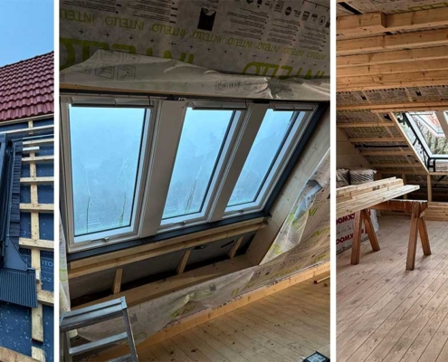 Innenausbau Dach - Holzbau Eichmann