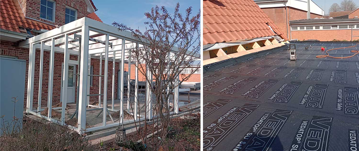 Neubau Carport - Holzbau Eichmann