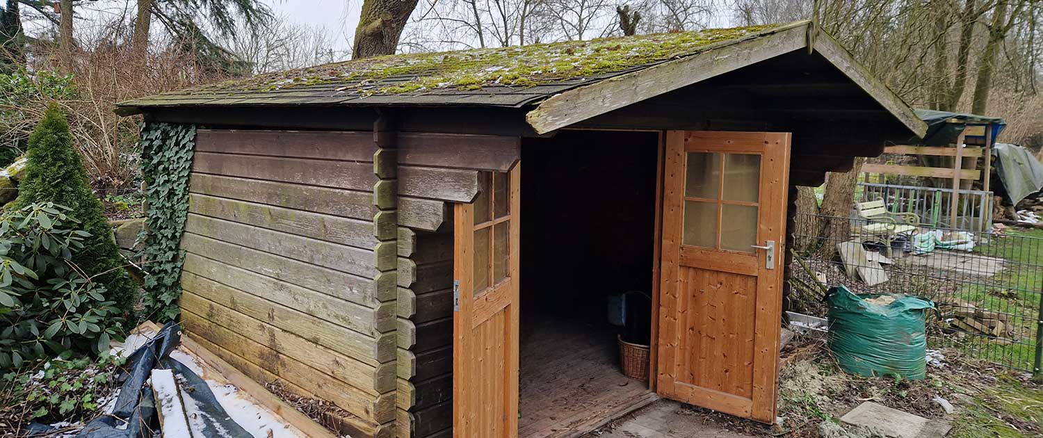 Neubau Gartenhütte - Holzbau Eichmann