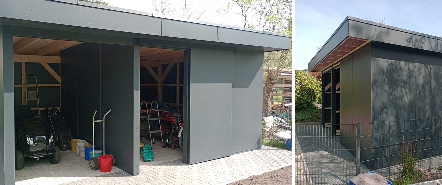 Neubau Gartenhütte - Holzbau Eichmann