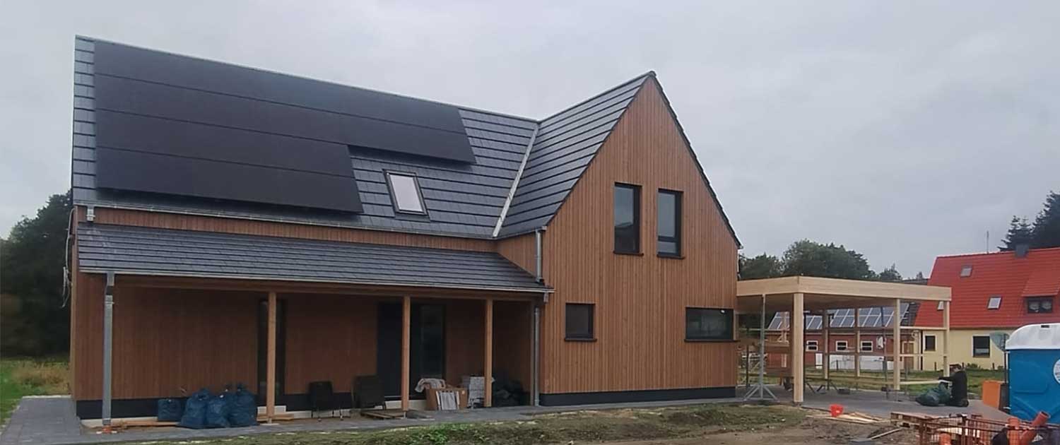 Neubau in Holzrahmenbauweise - Holzbau Eichmann