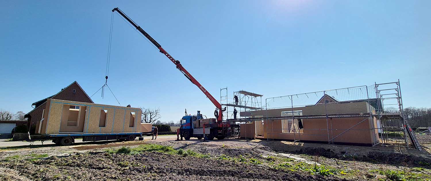 Neubau in Holzrahmenbauweise - Holzbau Eichmann