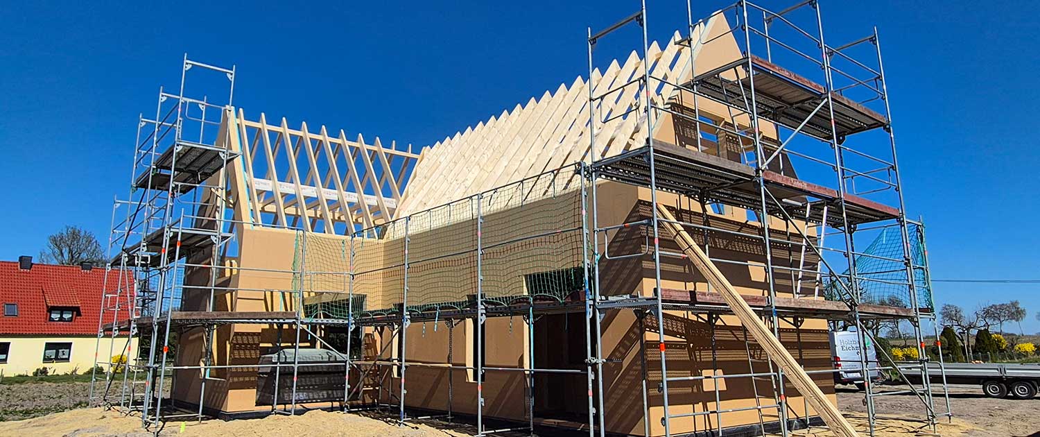 Neubau in Holzrahmenbauweise - Holzbau Eichmann