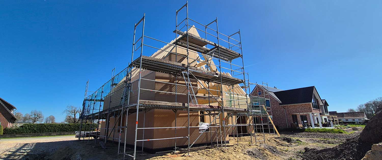 Neubau in Holzrahmenbauweise - Holzbau Eichmann