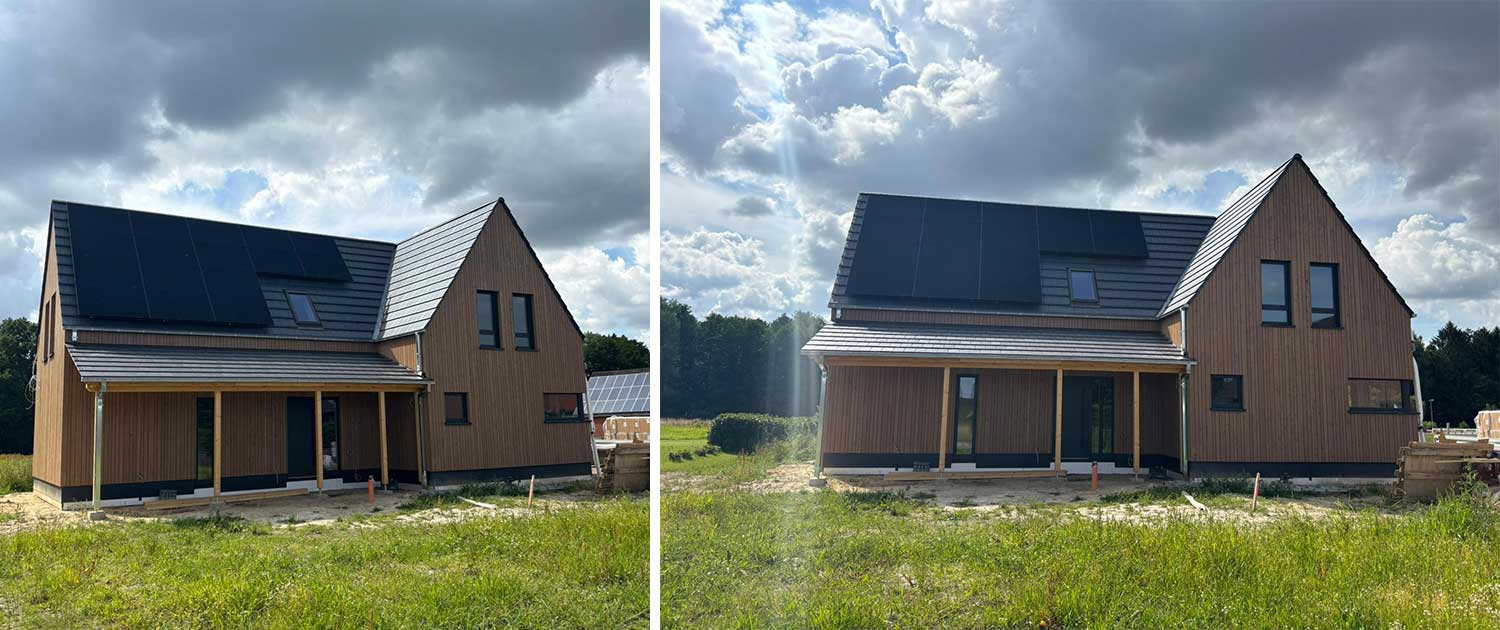 Neubau in Holzrahmenbauweise - Holzbau Eichmann