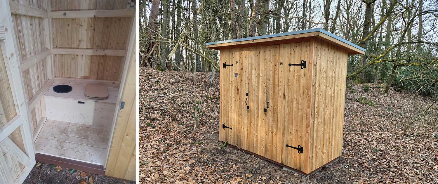 Waldtoilette - Holzbau Eichmann