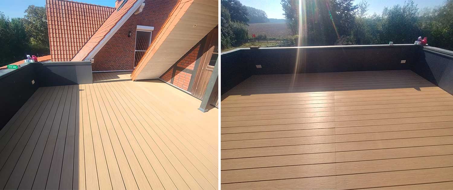 WPC Dachterrasse - Holzbau Eichmann
